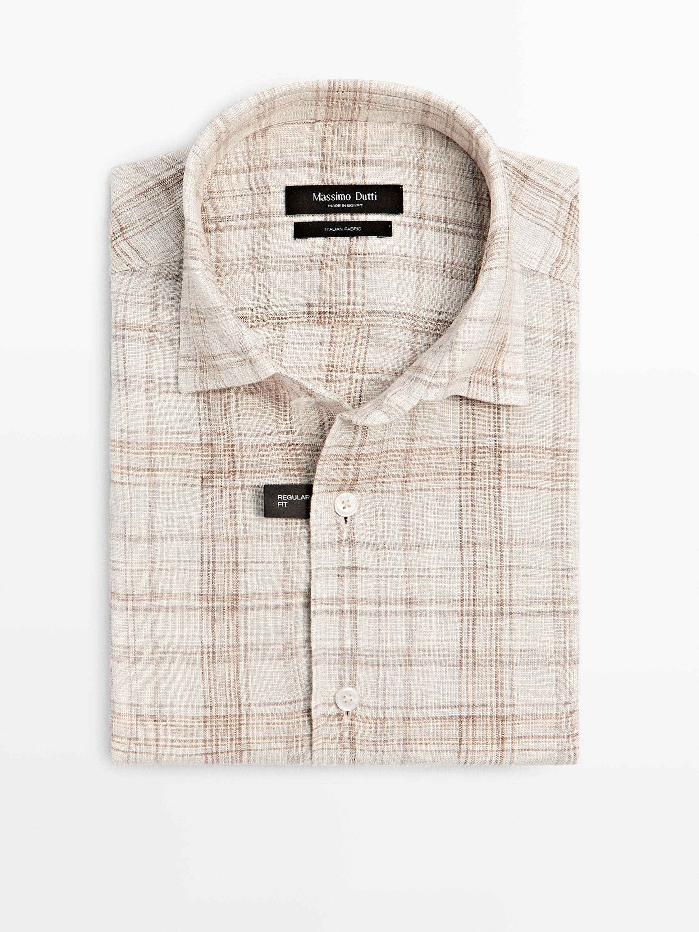 Regular fit check shirt